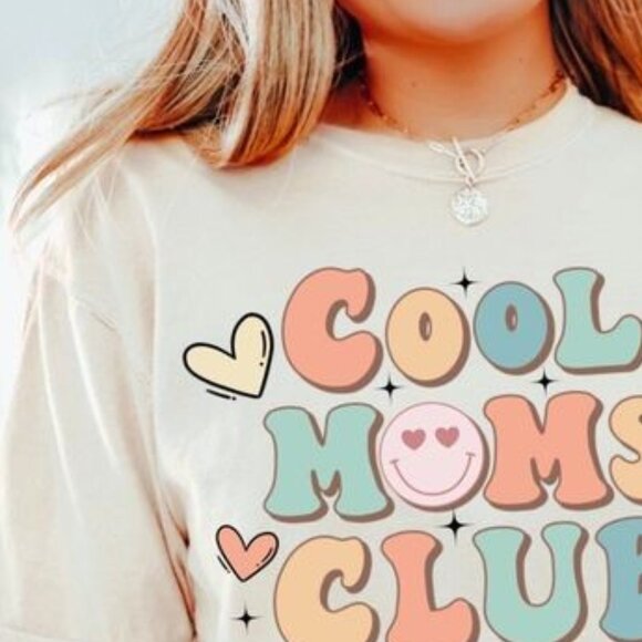 Cool Moms Club T-shirt, Gift For Mom, Funny Mom Tee, Mother's Day Gift - Picture 3 of 4